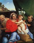 Lorenzo Lotto Virgin and Child with Saints Jerome and Anthony oil painting artist